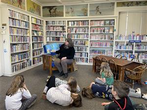 Storytime at the Louis T. Graves Library