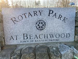 Rotary Park at Beachwood Sign