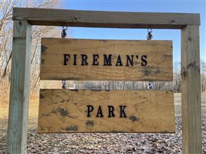 Fireman's Park Sign